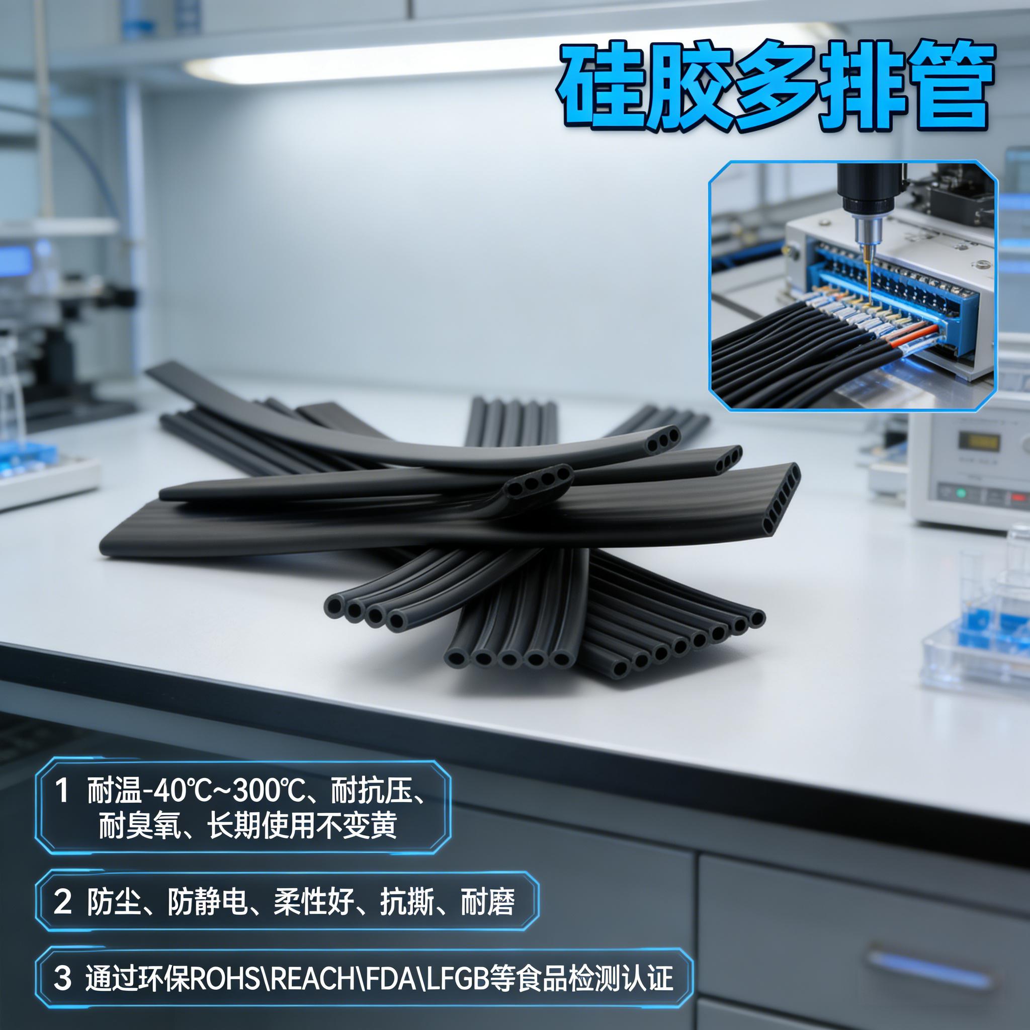 硅胶多排管